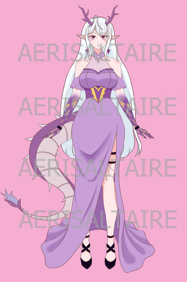 Dragon Vtuber Model Art